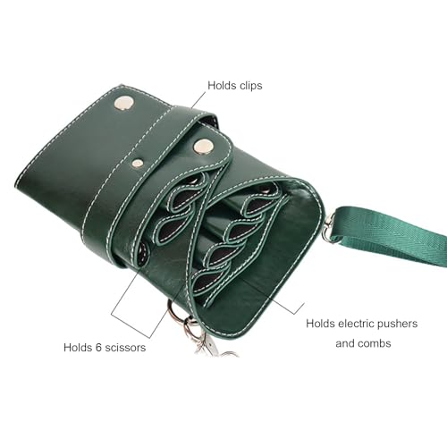 Bolsa para tesoura de cabeleireiro, kit de ferramentas para barbeiro, bolsa multifuncional para cabe