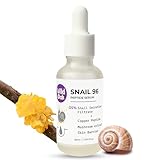 WildOak Korean Snail 96, Peptide & Tremella Mushroom Serum | Glass Skin | Powerful Skin Barrier | Skin Hydration Hyper Pigmentation Anti-Aging & Wrinkles | 1.01 fl oz