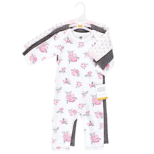Image of Hudson Baby Baby Cotton Union Suit, 3 Pack