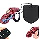 Chastity Cage Männer Keuschheitskäfig Herren Elektro Schock Penis CBT Estim für Mann Schloss Keuschheitsgürtel BDSMS Spielzeug Extrem Schocken Set Sexuelle Elektrostimulation Käfig die SM Sex Toys