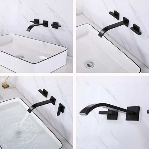 Robinet cascade lavabo de salle de bain pour vasque moderne