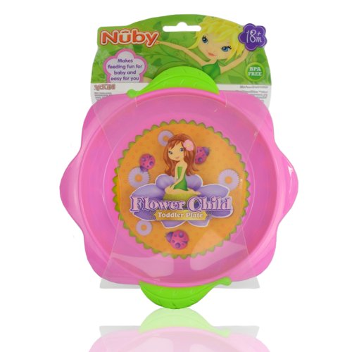 Porta Lanchinho Flor, Nûby, Rosa