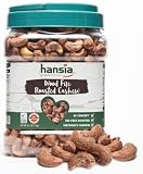 Hansia Wood Fire Roasted Cashew, Oil-free Snack, Whole Roasted Cashew With Skin Superfood, Good Source of Magnesium & Natural Fiber, Protein, Vitamin and Iron |Gift Giving (Roasted Cashew, 2.2 Pounds (Pack of 1))