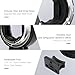 JJC EF-EOS R Metal Auto Focus Lens Mount Adapter Converter for Canon EF EF-S Lens to Canon EOS R1 R50 V R50V R50 R100 R5 R6 Mark II R RP R3 R7 R8 R10 RF Mount Camera,with 1/4