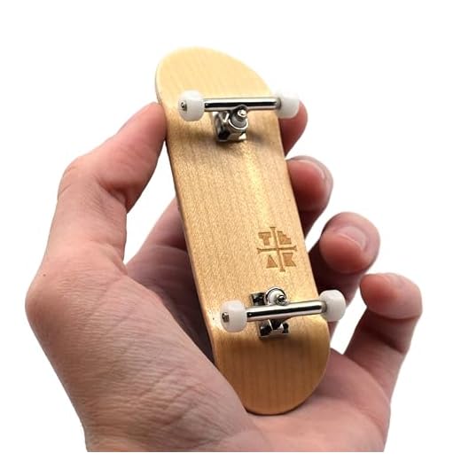 Teak Tuning Prolific Complete Fingerboard - Pro Board Shape and Size, Bearing Wheels, and Trucks - 32mm x 97mm Handmade Wooden Board - The Real OG Classic Maple Edition