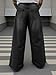 Mens Baggy Jeans Wide Leg Y2k Denim Pants Skater Hip Hop Fashion Loose Fit Casual Trousers Streetwear Black