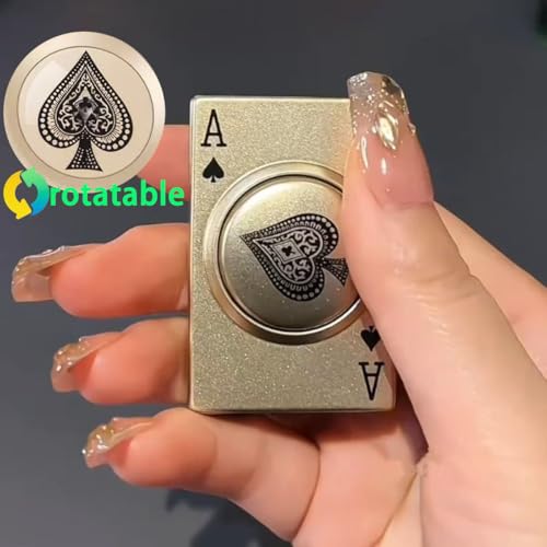 Encendedor Rotativo Ace of Spades Recargable a Butano miniatura 3