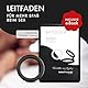 Liebesfreunde® Deluxe Penisring Set - 6 dehnbare Cockringe für härtere Erektionen, Penis- und Hodenringe für Männer - Perfekte Passform, Sex Spielzeug für Paare, schwarz