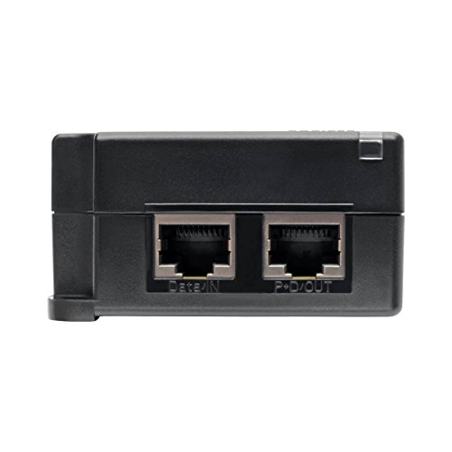 Tripp Lite Gigabit Poe+ Midspan Active Injector - Ieee 802.3At / 802.3Af, 30W, 1 Port, Power Over Ethernet (Npoe-30W-1G),Black #TOP3