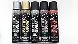 Spray de purpurina Flitter 400 ml a elegir multicolor cobre dorado plata rojo nacarado