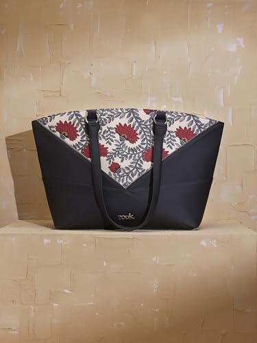 Image of ZOUK Rhea Kapoor Tote Bag - | Elegant Vegan Leather Tote for Women |