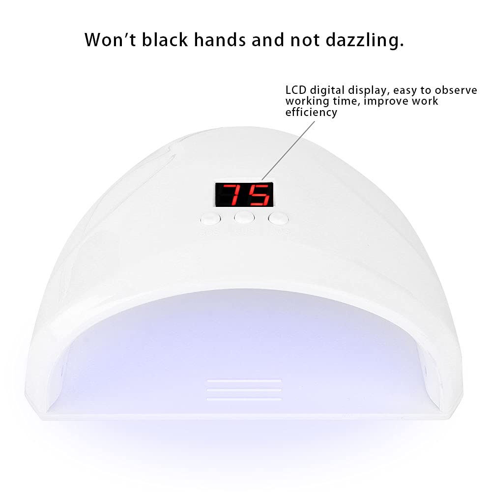 Lampada UV per Unghie, Essiccatore per Unghie per Smalto Normale Maquina Para Secar Uñas De Gel 36W LED Intelligente Lampada per Asciugatrice per Smalto Gel UV Macchina per