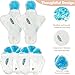 Vecozey Perineal Ice Packs & Breast Therapy Gel Packs Set with Soft Washable Covers for Engorgement, Mastitis, Hemorrhoids & After Birth Discomfort, Postpartum Recovery Kit with 4 Reusable Ice Packs