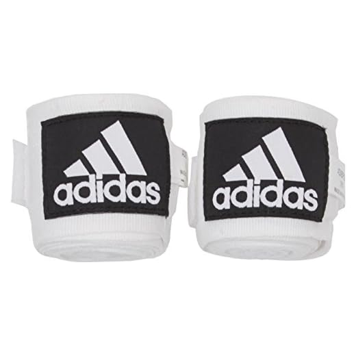adidas Bandagen Boxing Crepe Bandage, white, 2 x 350cm, adibp03