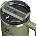 STANLEY Quencher H2.0 Tumbler with Handle and Straw 40 oz | Flowstate 3-Position Lid | Cup Holder Compatible for Travel | Insulated Stainless Steel Cup | BPA-Free | Dried Pine