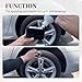 2PCS Tire Shine Applicator Pads,Portable Tire Dressing Applicators with Lid for Automotive Care Polishing,Reusable Tires Shine Applicator Brush Car Accessories for Most Vehicles