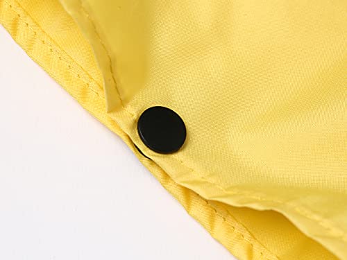 Regen Poncho Jacke Mantel für Erwachsene mit Kapuze wasserdicht mit Knöpfen im Freien - Image 6