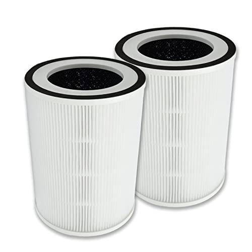 Image of PUREBURG Replacement Filters Compatible with Sensibo Pure Air Purifier, 2-Pack H13 HEPA Activated Carbon 2-IN-1 4-Stage Filtratio Air Clean