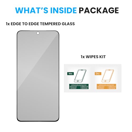 Image of FIRST MART Military-Grade Matte Tempered Glass for Samsung Galaxy S25 FE - 9H Screen Protector, Anti-Glare Protection, Scratch-Resistant, Bubble-Free (1 Pack)