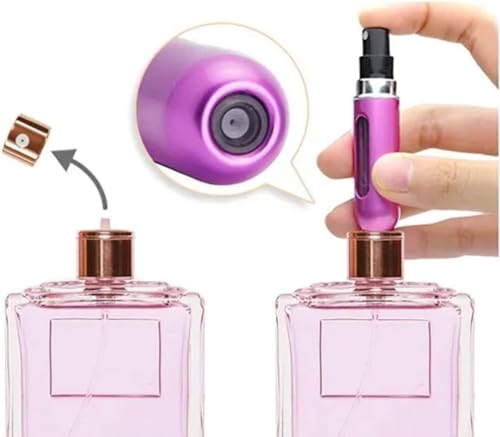KIT 3 Mini frasco portátil de atomizador de perfume recarregável, frasco de perfume atomizador, spra