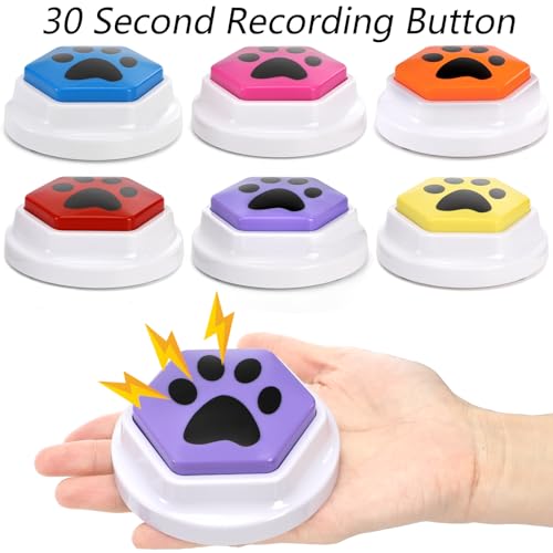 Training Dog with Okllen Voice Buttons