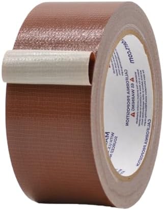 MAT Duct Tape Brown Industrial Grade, 2 inch x 60 ft. Waterproof, UV Resistant for Crafts, Home Improvement, Repairs, & Projects