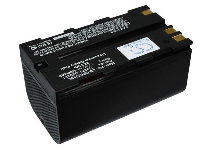 Batteria di ricambio da 4400 mAh per Leica Piper 100, Piper 200, Piper 200 Lasers, RX1200, RX900, SR20, System 1200, Part n.: GBE221, GEB211, GEB212, GEB222, GEB90