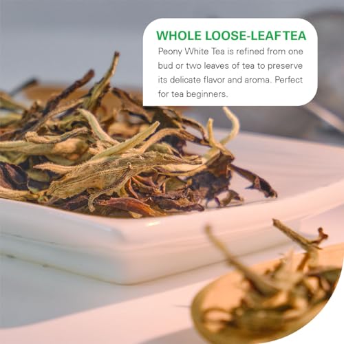 Wt Weetee Organic White Peony Tea, Usda Organic Bai Mu Dan Loose Leaf 4Oz/114G thumb #3