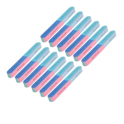 DECORNIJIA 12 piezas Bloques Pulidores para Uñas Caras para Limar y Uñas Herramientas Profesionales de Manicura para Mujer y Dedos y Pies