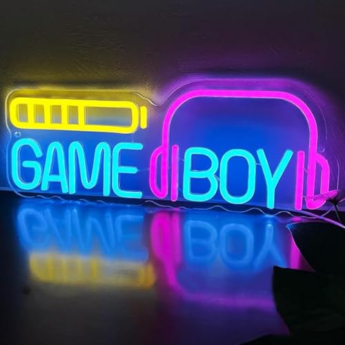 Image of LED Game Sign Game Zone Neon Signs Gaming Room Wall Art Decor Man Cave Lights Signs Gamer Home Bedroom Decoration USB Powered Brightness Adjustable