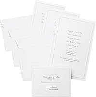 Vista 7 de Gartner Studios Border - Kit de invitación de boda, blanco perla, 50 unidades (61001)