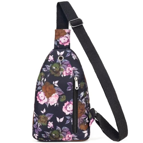 Image of Banelu Small Sling Backpack Crossbody Bags for Women Men, Sling Bag Cross Body Bag Fanny Packs Crossbody Purses