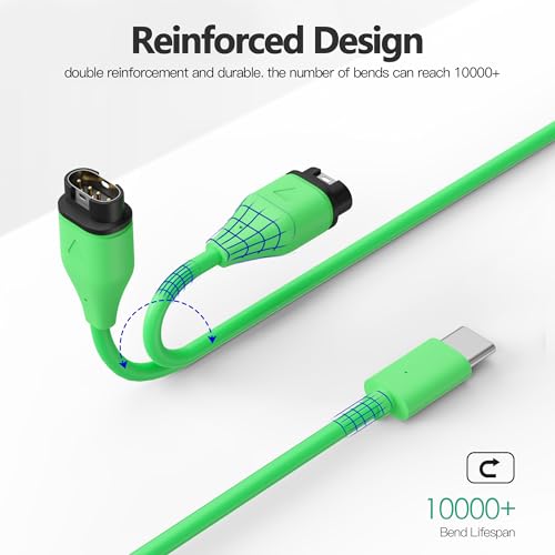 Image of AWINNER Compatible with Garmin Watch Charger Cable (USB C - 1 Pack)