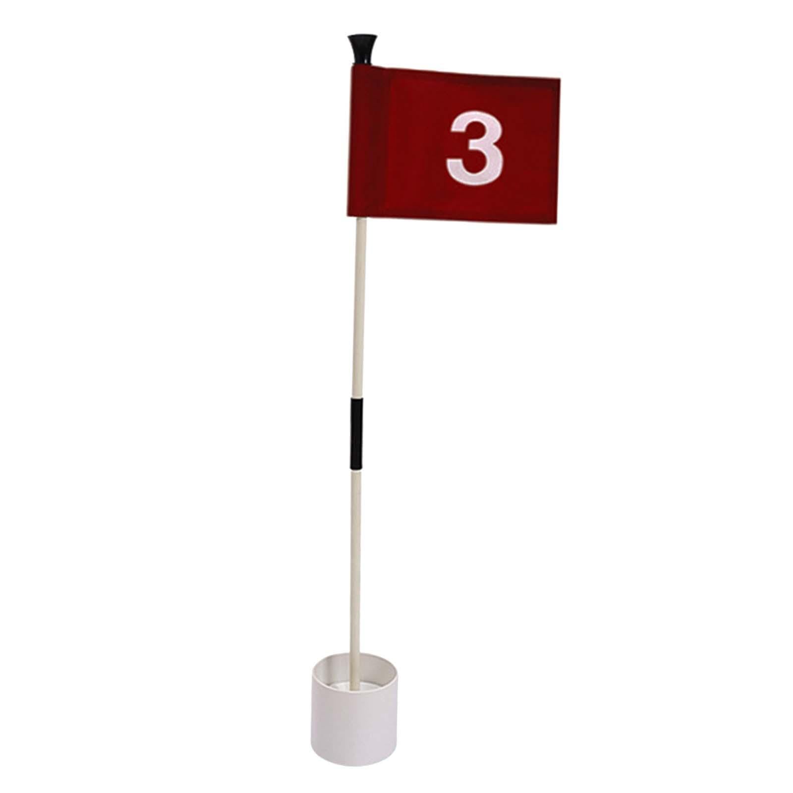 Juego de Bandera de Putting Bandera de Práctica de Golf, Idea de Regalo para El Césped, de Prácticas Y El Jardín.