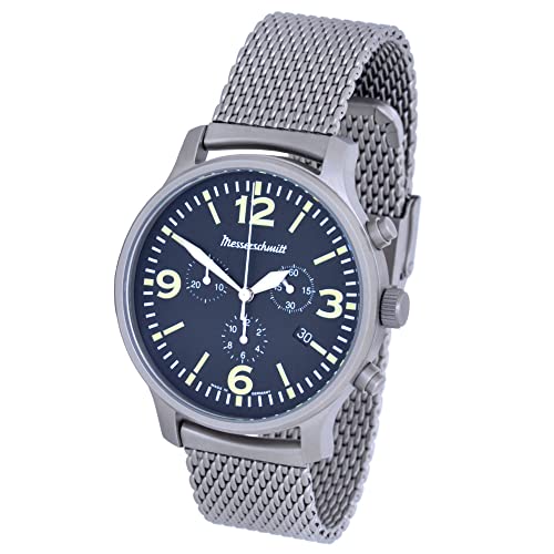 Montre quartz Messerschmitt pour homme stylé en voyage ou au bureau