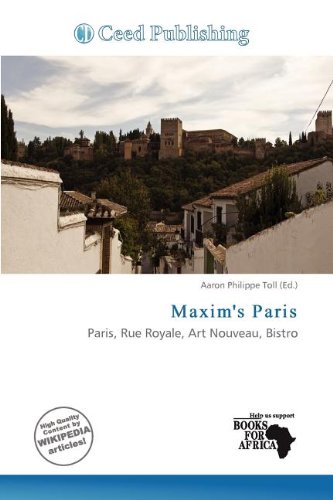 Maxim's Paris Rue Royale un design Art Nouveau inspiré du bistro chic