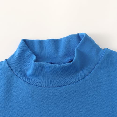 Spring&Gege Little & Big Kids Soft Cotton Long Sleeve Mock Turtleneck Shirts3