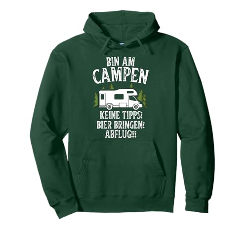 Camping Herren Dauercamper Abenteuer Lagerfeuer Zelten Damen Pullover Hoodie