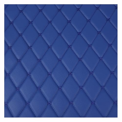 Similicuir pour meuble et voiture bleu résistant de 160 cm de large