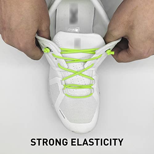 Image of 3 Pairs Elastic No Tie Shoe Laces, Stretch Bungee Laces