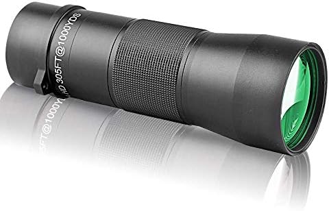 Gosky 10x42 Metal Monocular Telescope, Handy Ultra HD Monocular for Bird Watching Sports Travelling Camping Hiking Hunting and Outdoor Activities (Black)