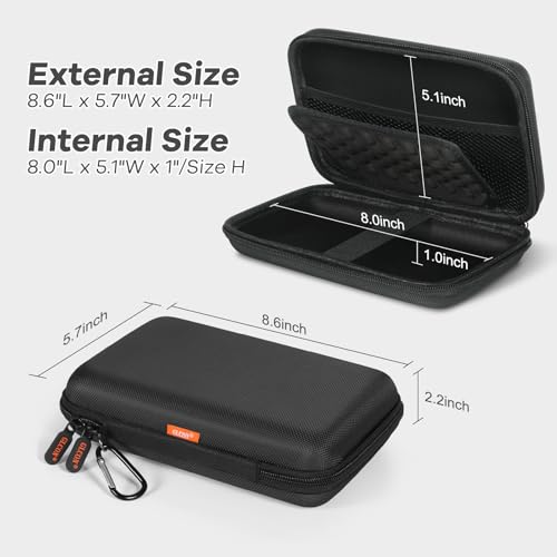 Shockproof Hard Shell Carrying Case for GPS, External Hard Drive - Image 3