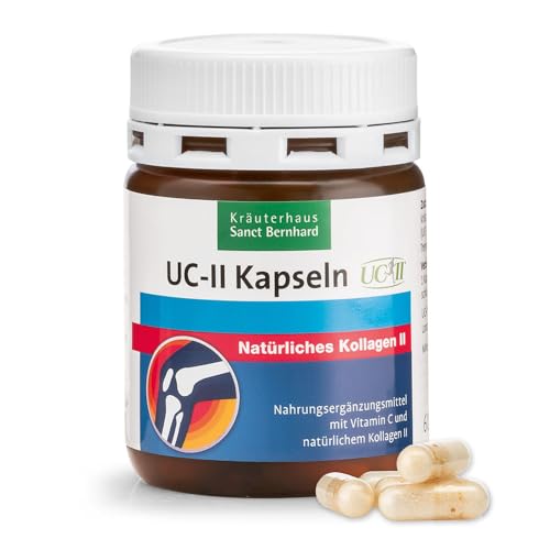 Sanct Bernhard UC-II-Kapseln mit Vitamin C und natürlichem Kollagen II Inhalt 60 Kapseln