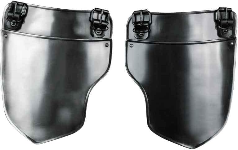 Blackened Ortwin Armour Set Medieval LARP Plate Armor Knight Cosplay Armor Costume