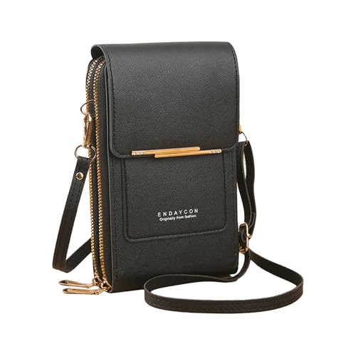 Small Crossbody Cell Phone Bag for Women, Mini Shoulder Purse with Credit Card Slots