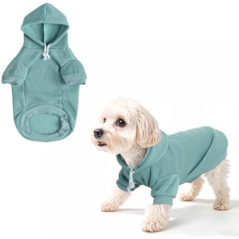 JTYKUYR Fall Cold Winter Dog Hoodie Warm Cozy Pet Clothes for Small Medium Large Dogs Puppy Cat Boys Girls Cover