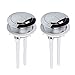Produktbild 38mm Standard WC Taste Chrom Silber Dual Flush Toiletten Wassertank Drucktasten, Zubehör für Hochdruckpumpen für Closestool 2 Stück