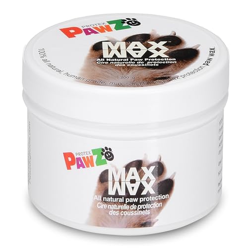 MaxWax Dog Paw Balm - 100% All Natural Paw Balm for Dogs - Lick Safe - Paw Soother for Puppies and Adult Dogs - Wax for Dog Paw Protector - 200g (7 oz)