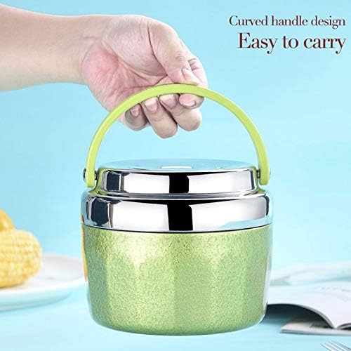 Wall 304 Stainless Steel Bucket Sealing Lunch Box Spill-proof Vacuum Thermal Insulation
