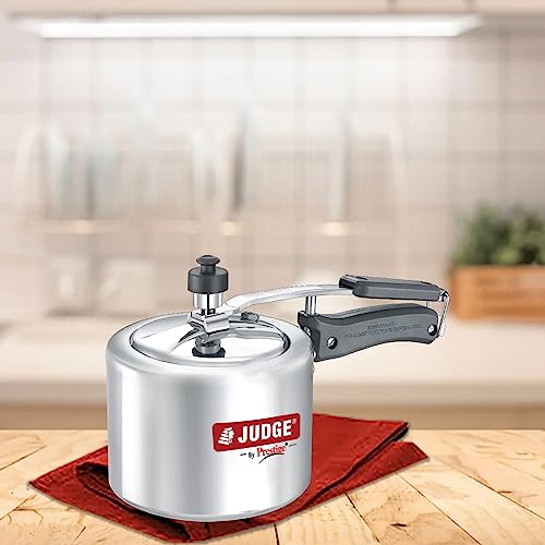Judge by Prestige Deluxe 2 L Induction Bottom Pressure Cooker (Aluminium) - Image 7